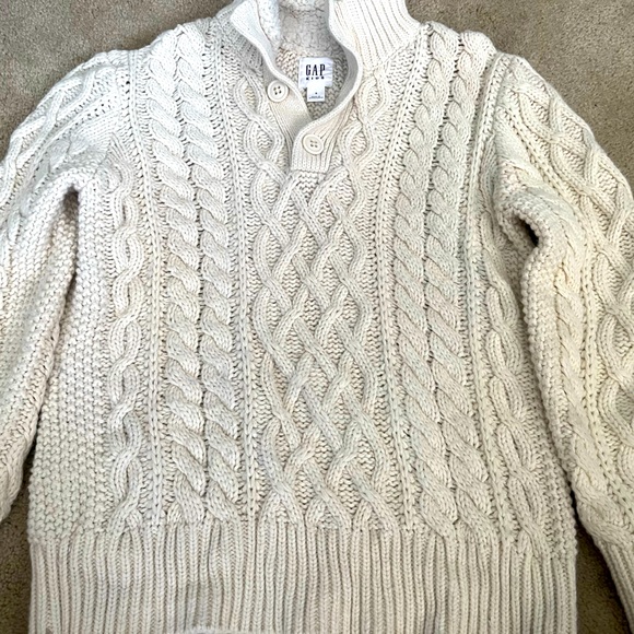GAP Kids Cable Sweater, Size Small - Picture 1 of 4
